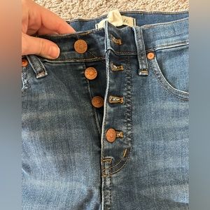 Madewell 10” skinny jeans